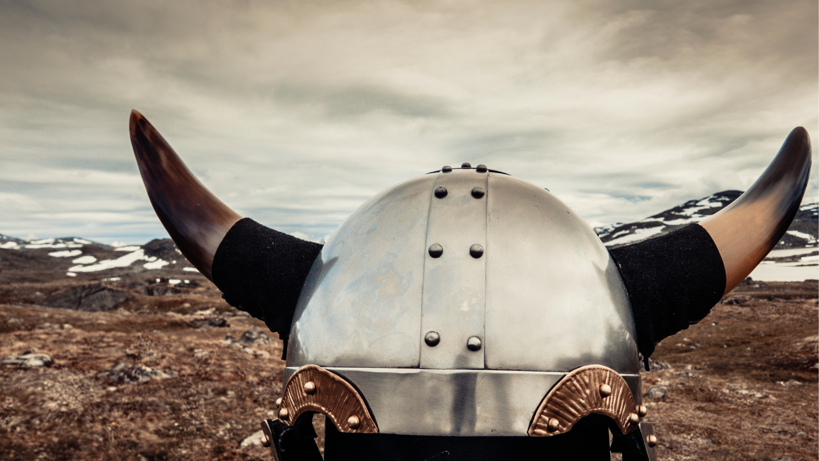 A viking helmet with a custom shape, a symbol of power and strength, complete vikings depictions display