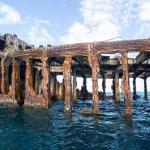 Bimini Road Bahamas underwater pyramid