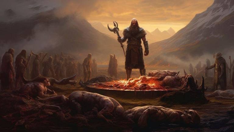 Why did Vikings Engage in Human Sacrifice? A Norse Mystery