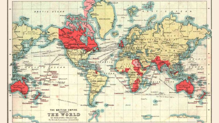 Exploring the Vast Reaches of the British Empire Map