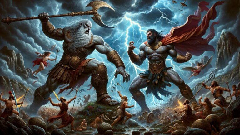 The Epic Tale of Cronus and Zeus: A Clash of Titans