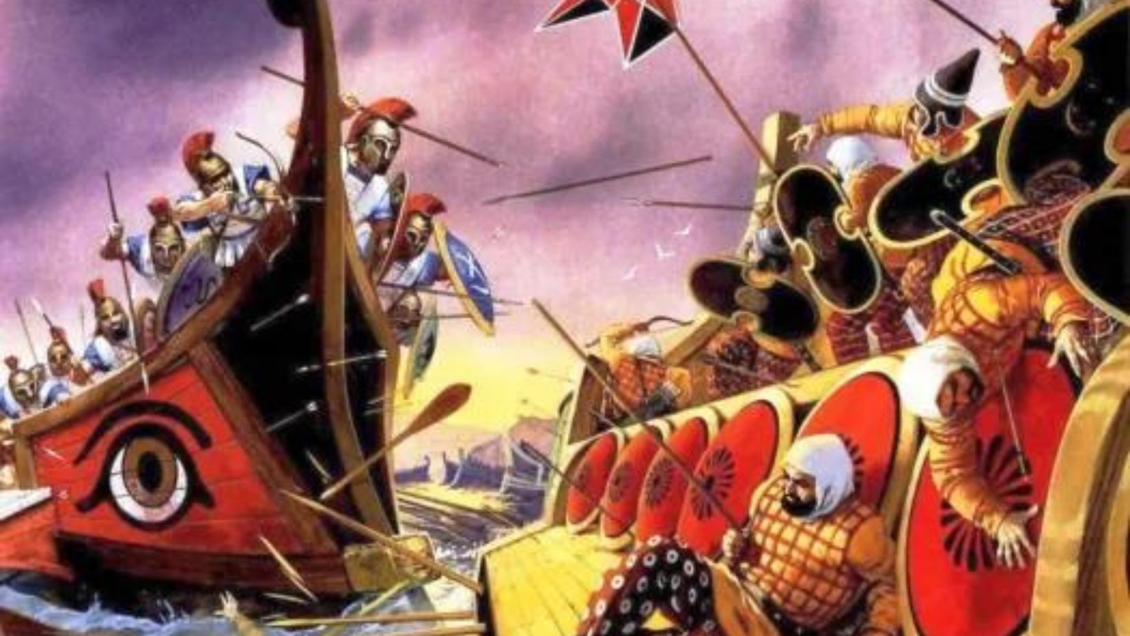 The naval battles of Xerxes