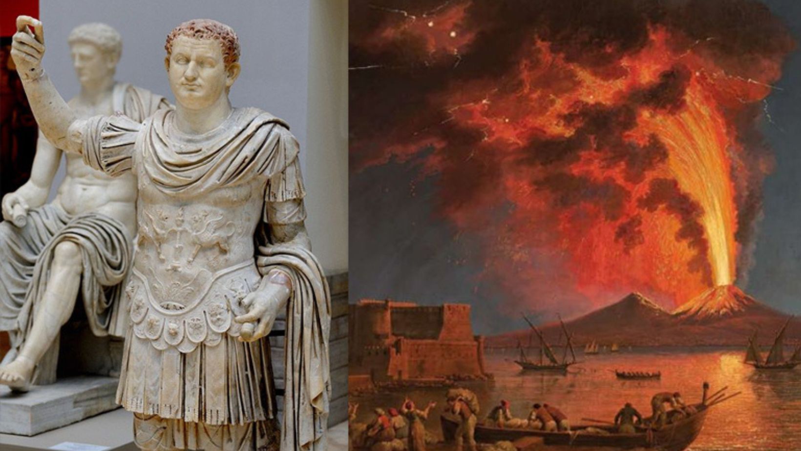 Titus and the Eruption of Mount Vesuvius