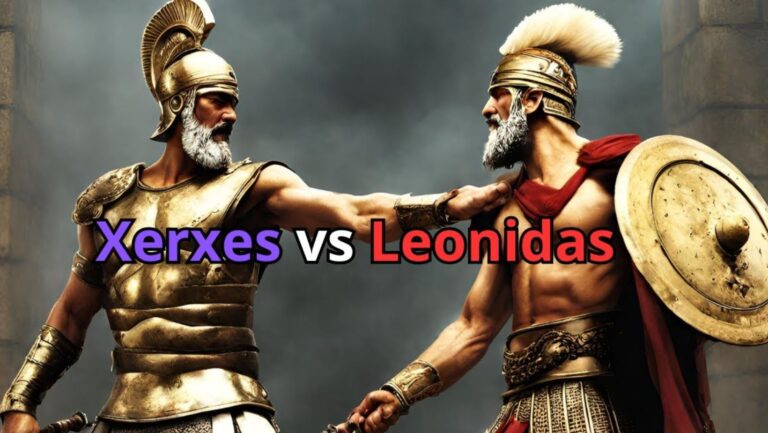 King Leonidas and Xerxes: Epic Clash of Titans