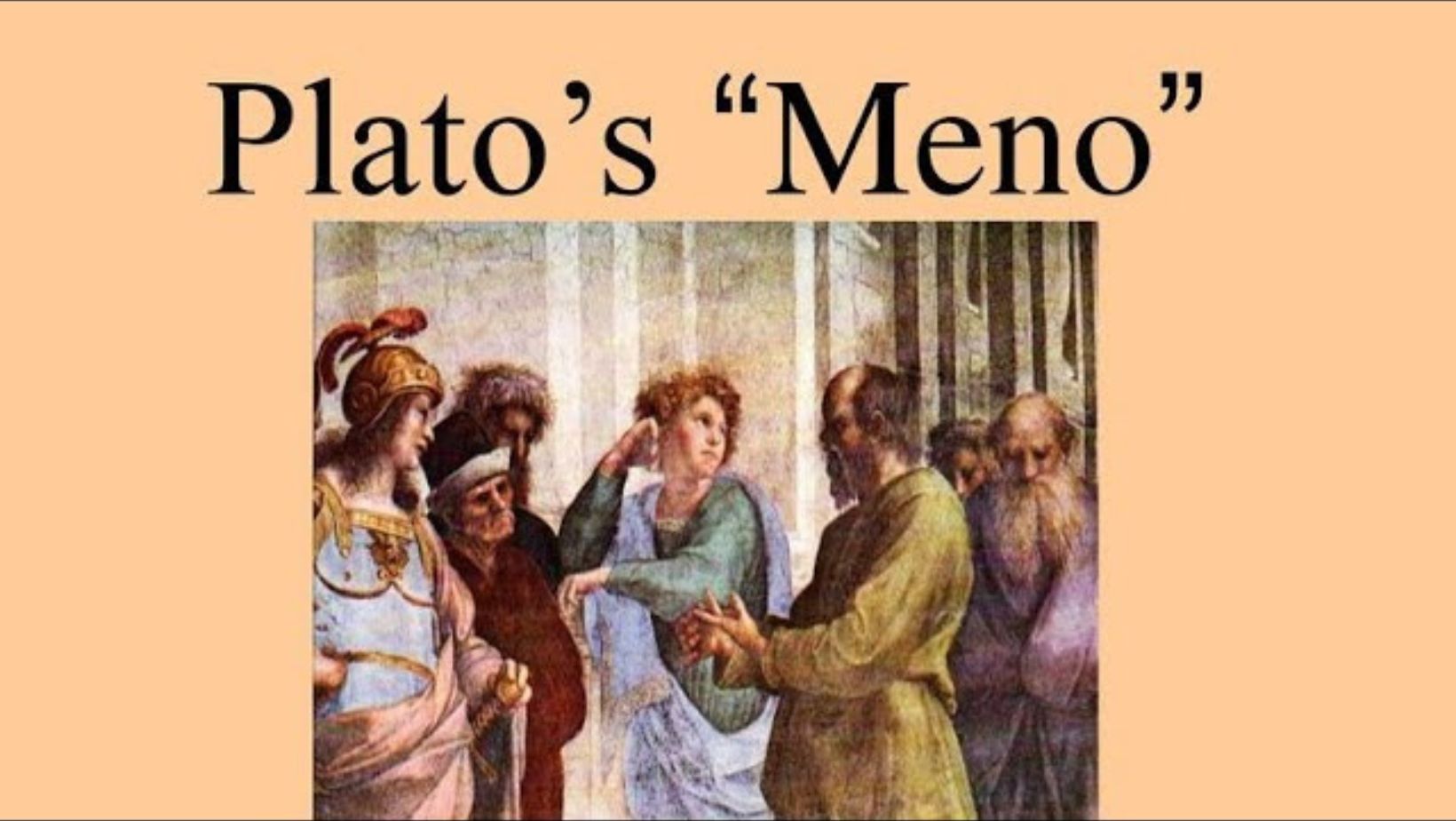 Plato's Meno