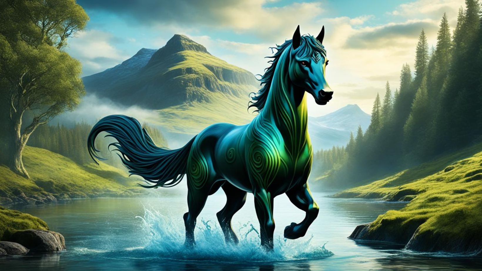 The Kelpie Scotlands Enigmatic Shape Shifting Horse